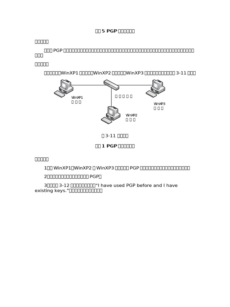 实训5 PGP加密系统实训| PDF