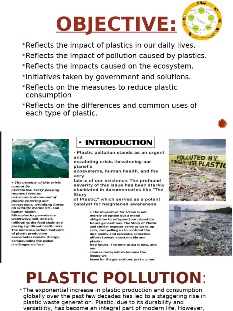 Impact of Plastic Pollution and Solutions | PDF | Plastic | Recycling