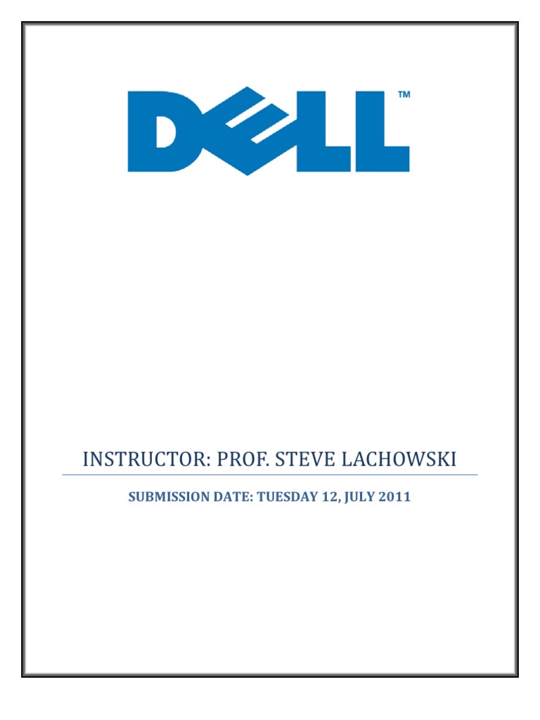 Dell Computer Overview and Insights | PDF | Dell | Hewlett Packard