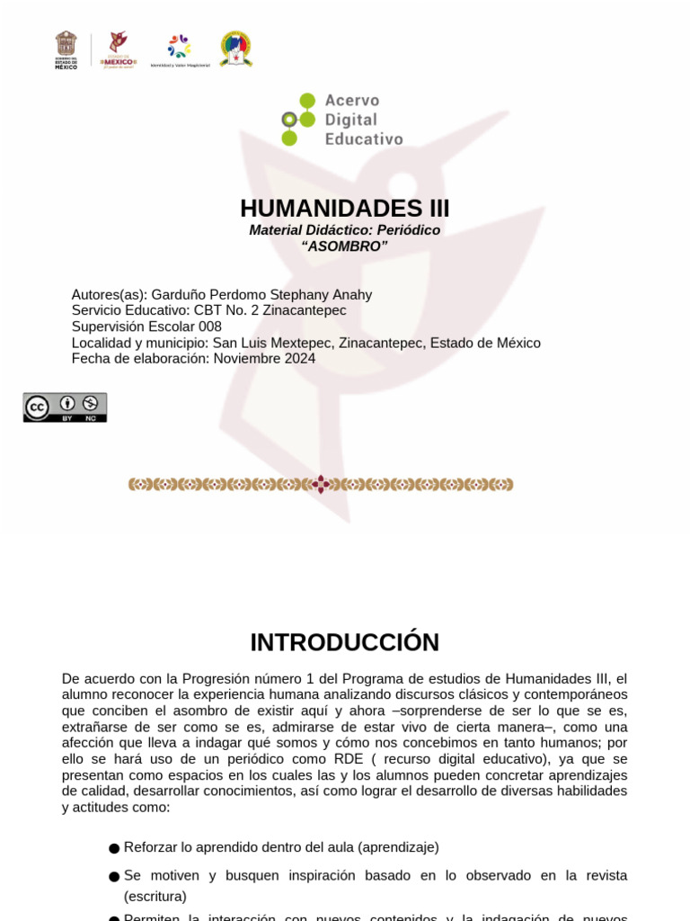 Humanidades Iii | PDF | Aprendizaje | Modificación de comportamiento