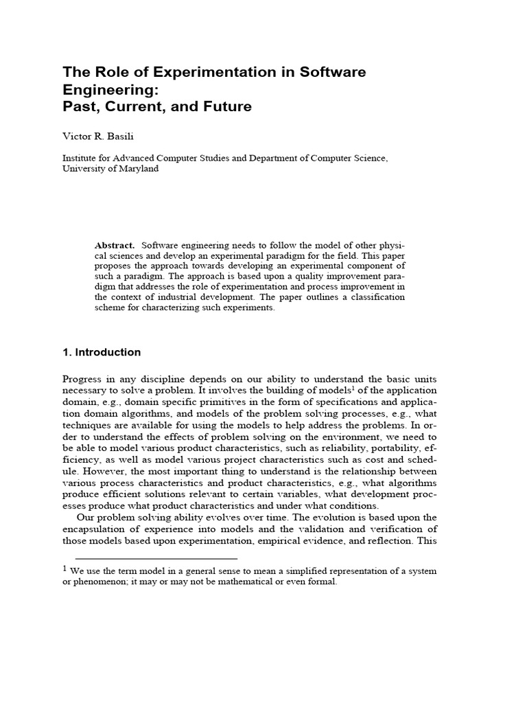 Experimentation in Software Engineering | PDF | Theory | Experiment