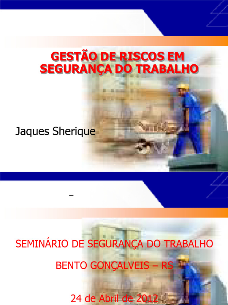Gestão de Riscos em Segurança do Trabalho | PDF | Método científico ...