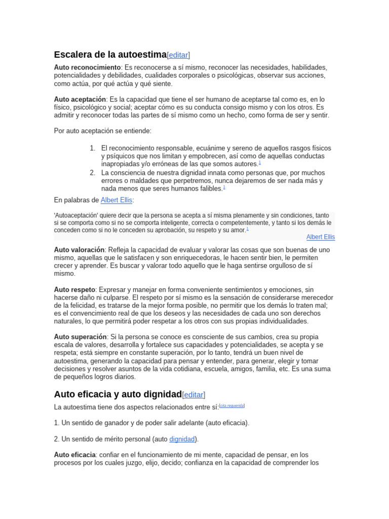Claves de la Autoestima Personal | PDF | Autoestima | Sicología
