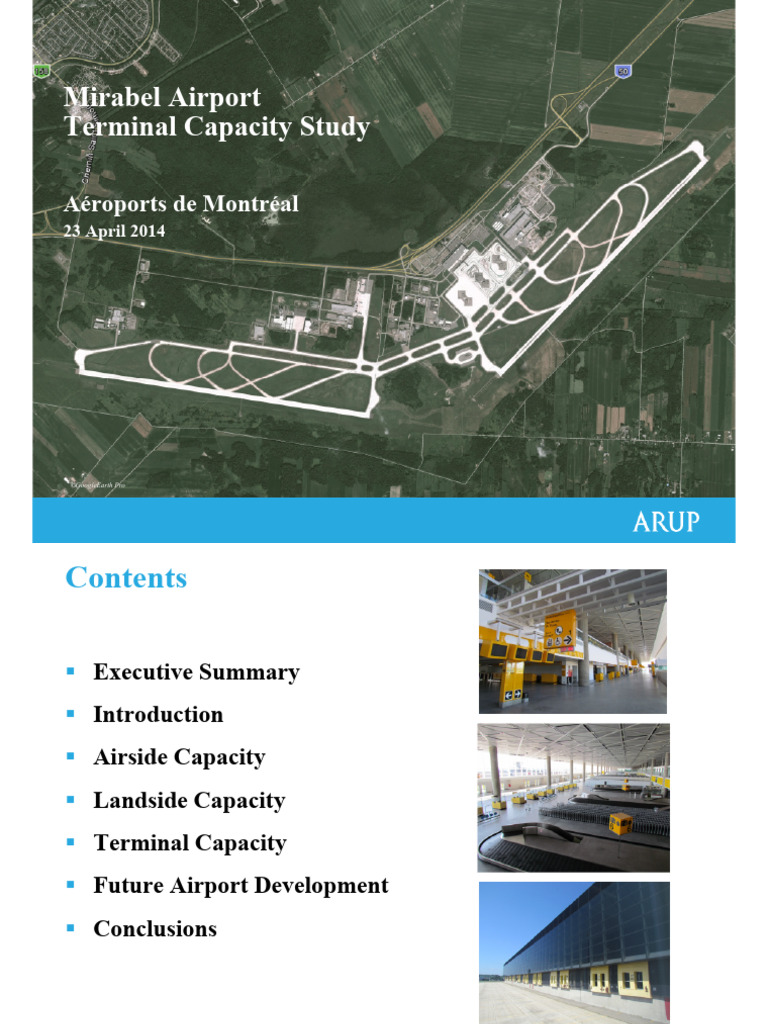 Mirabel Airport Terminal Capacity Analysis | PDF | Airport | Transport