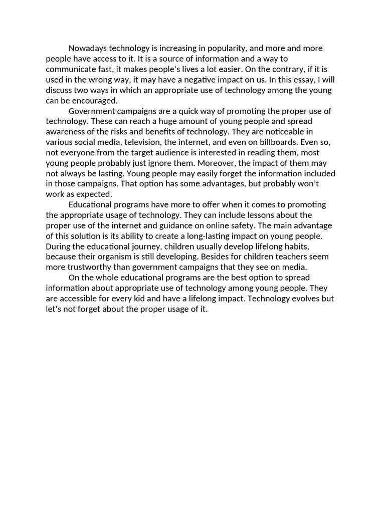 BC Essay 1 | PDF | Social Science