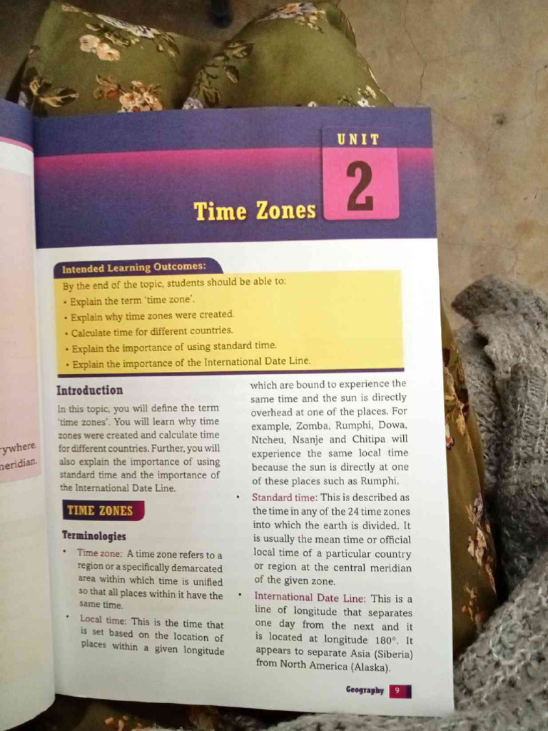 Unit 2 - Time Zones | PDF