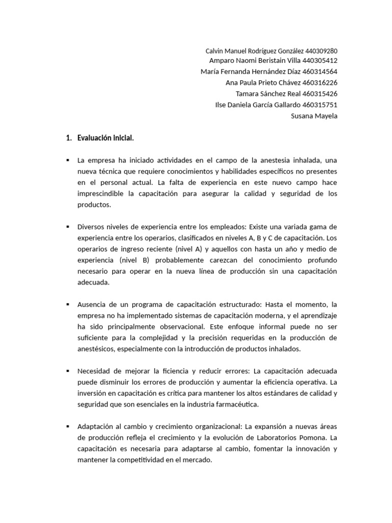 Capacitación en Anestesia Inhalada: Estrategia y Evaluación | PDF ...