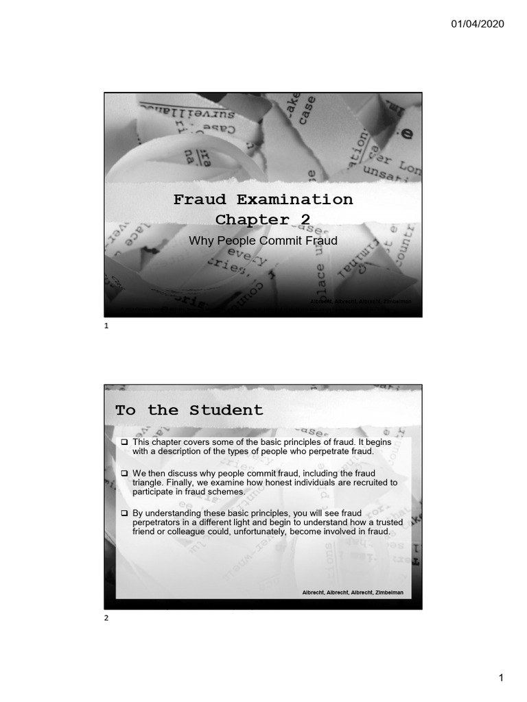 Understanding Fraud Committers | PDF | Fraud