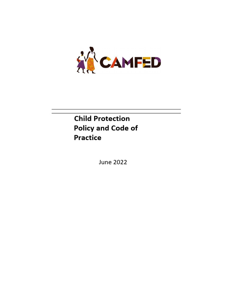 Camfed Child Protection Policy | PDF | Child Abuse | Child Protection