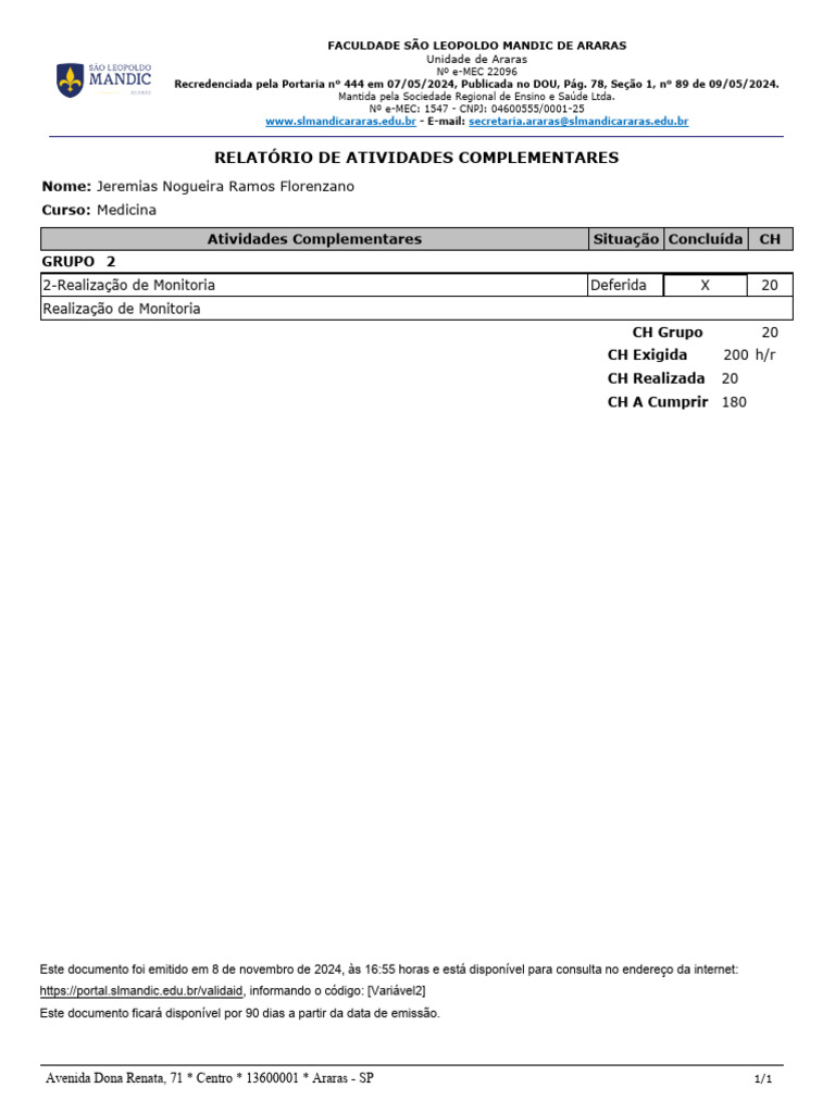 Relatorio | PDF