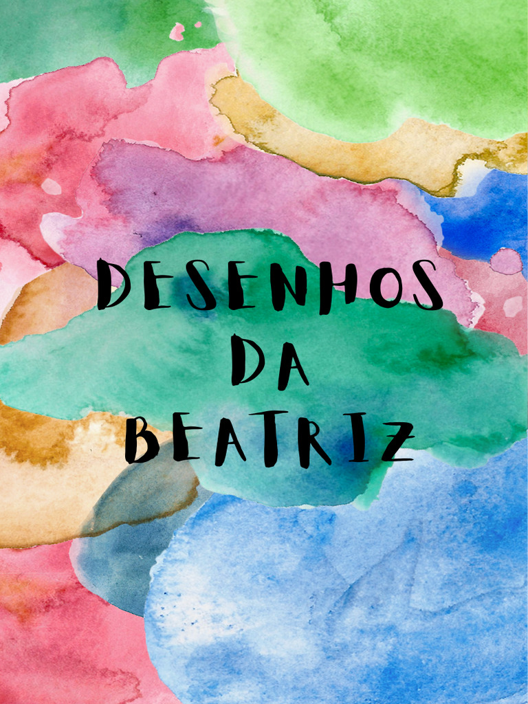Colorful Watercolor Illustration Art Book Cover | PDF