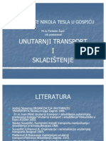 VELEUČLIŠTE NIKOLA TESLA U GOSPIĆU - PPT Unutarnji Transport I Skladištenje