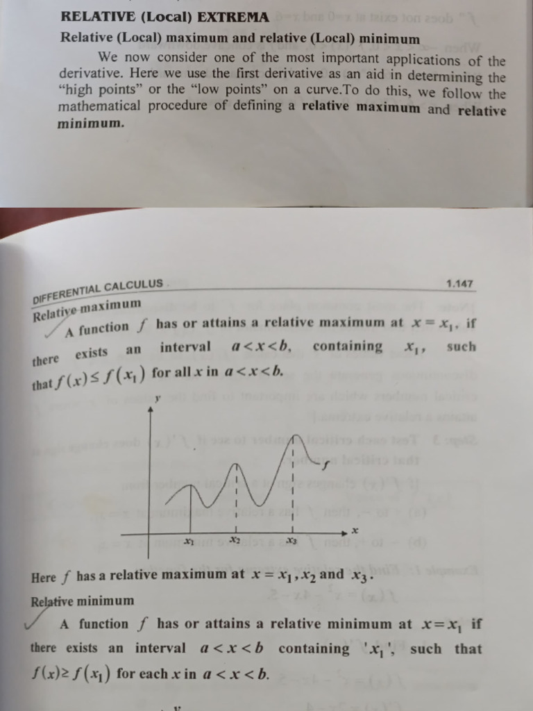 Math Maxima Minima | PDF | Mathematical Relations | Numerical Analysis
