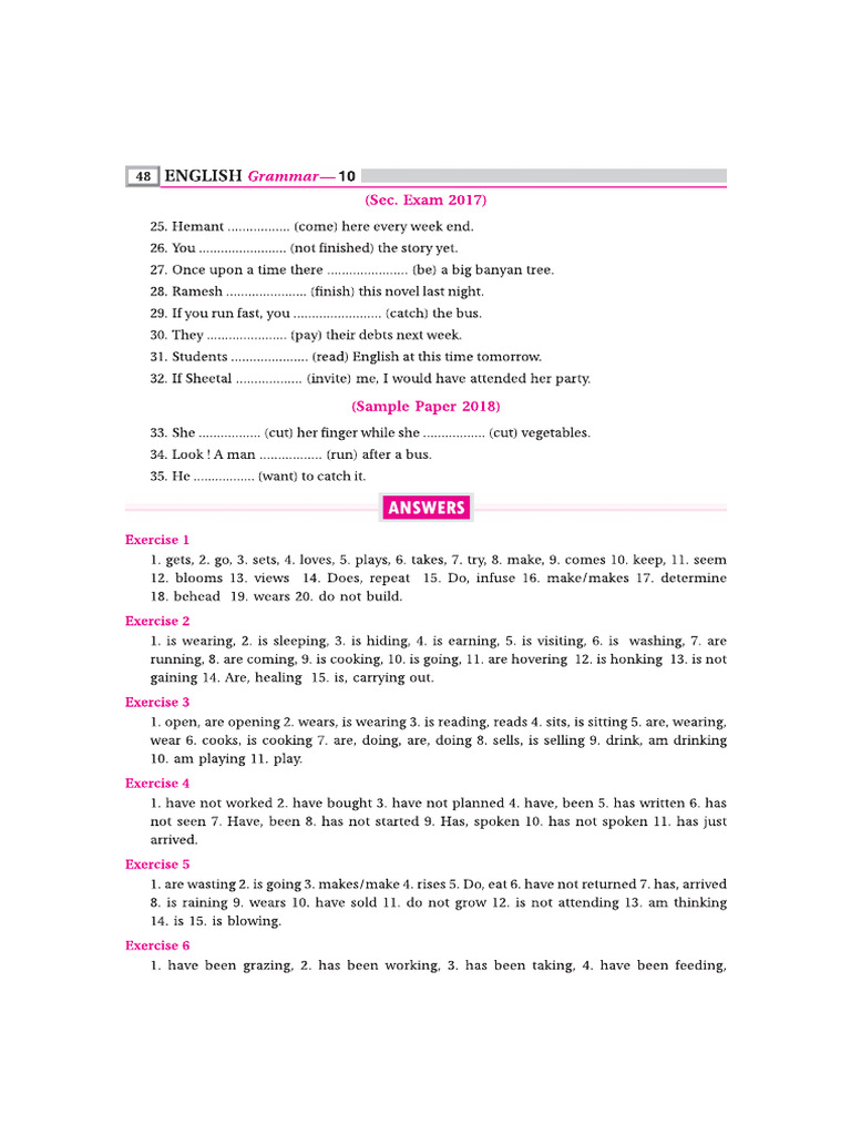 Answer Key | PDF