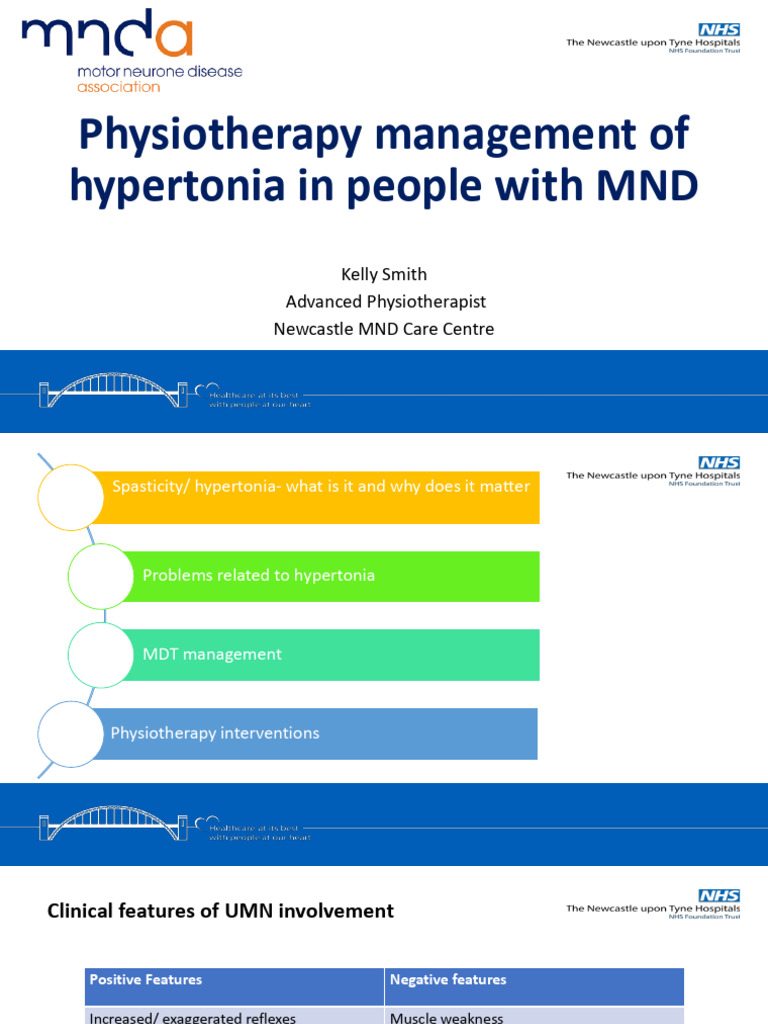 Physiotherapy for Hypertonia in MND | PDF | Clinical Medicine | Medicine