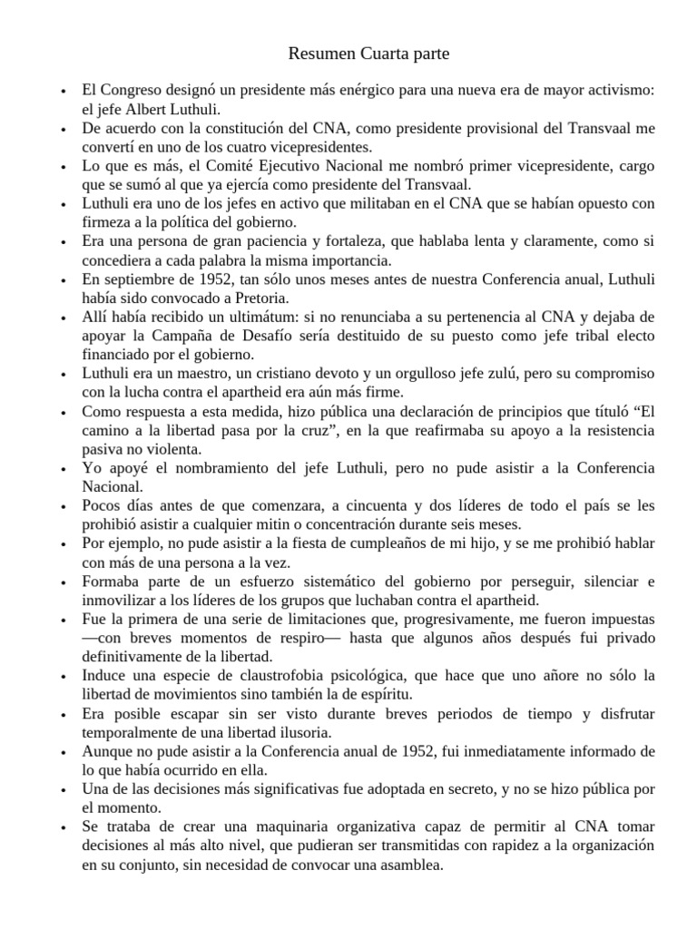 Resumen Cuarta Parte | PDF | Gobierno