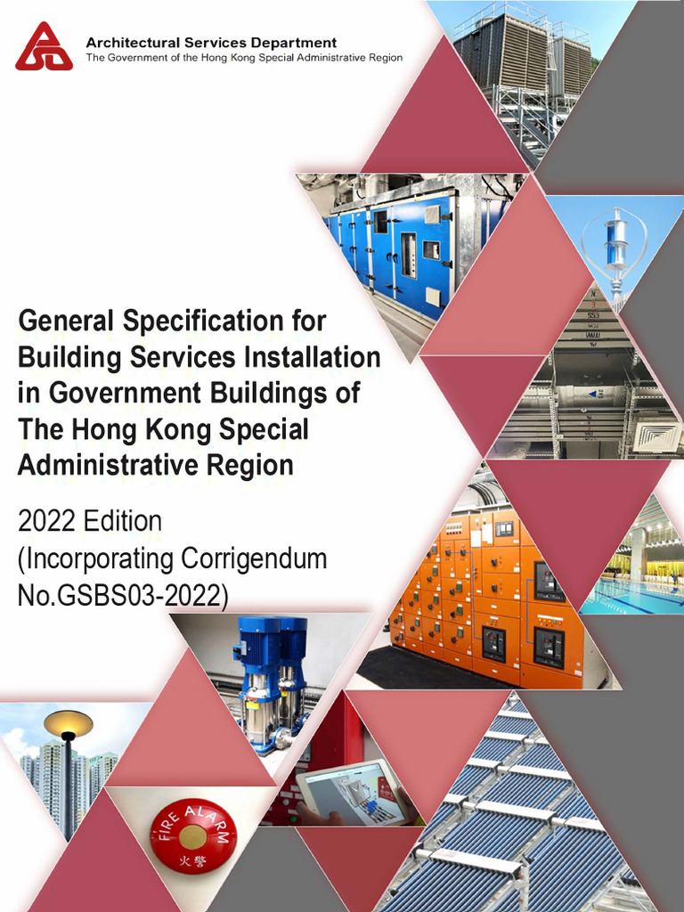 2022 Building Services Specification HKSAR | PDF | Liquefied Petroleum ...
