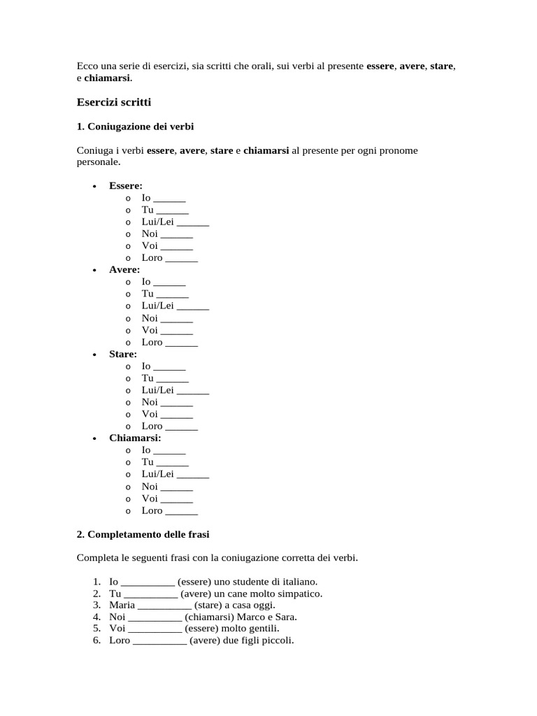 Esercizi Extra | PDF
