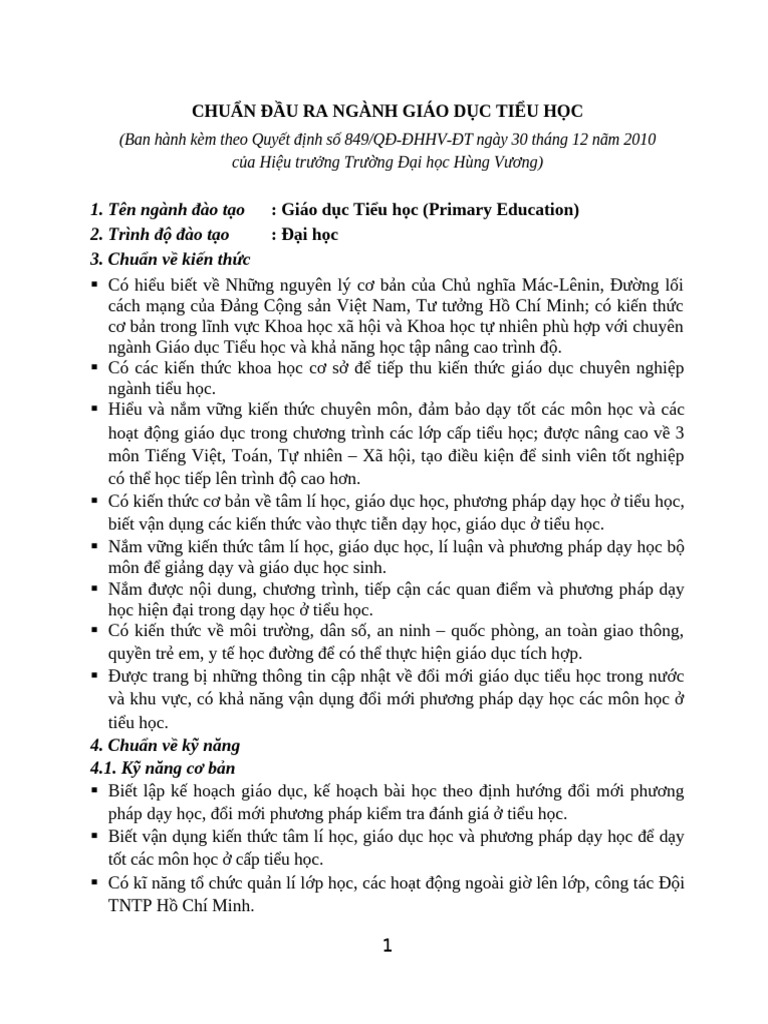 Giao Duc Tieu Hoc | PDF