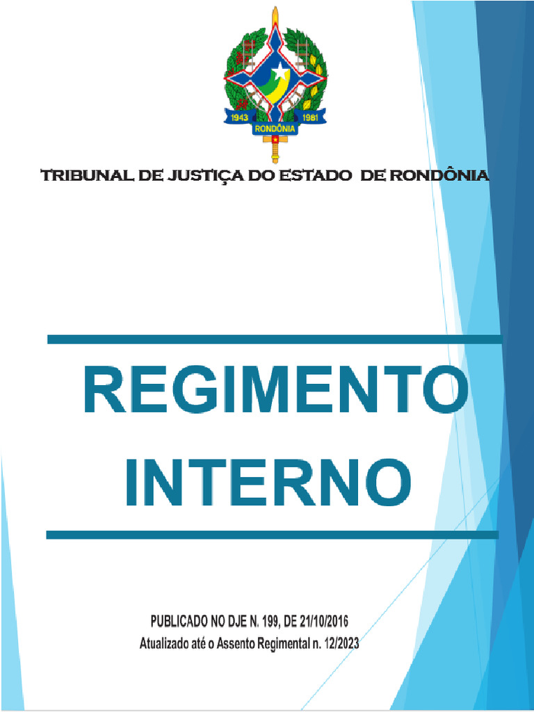 Regimento Interno | PDF | Eleições | Advogado