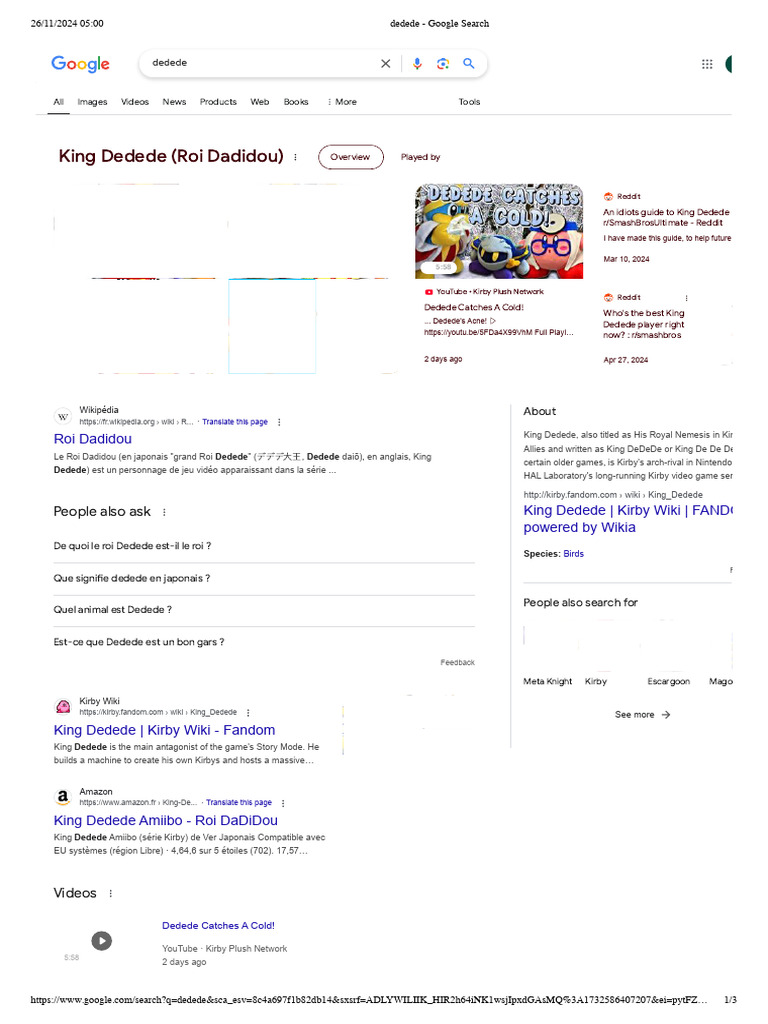 Dedede - Google Search | PDF | Nintendo