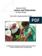 Enhanced Youth Participation and Education in Climate Change