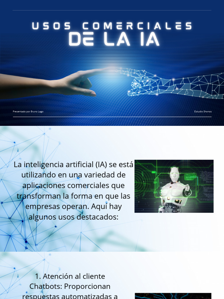 Usos de IA en Negocios Modernos | PDF | Inteligencia artificial ...