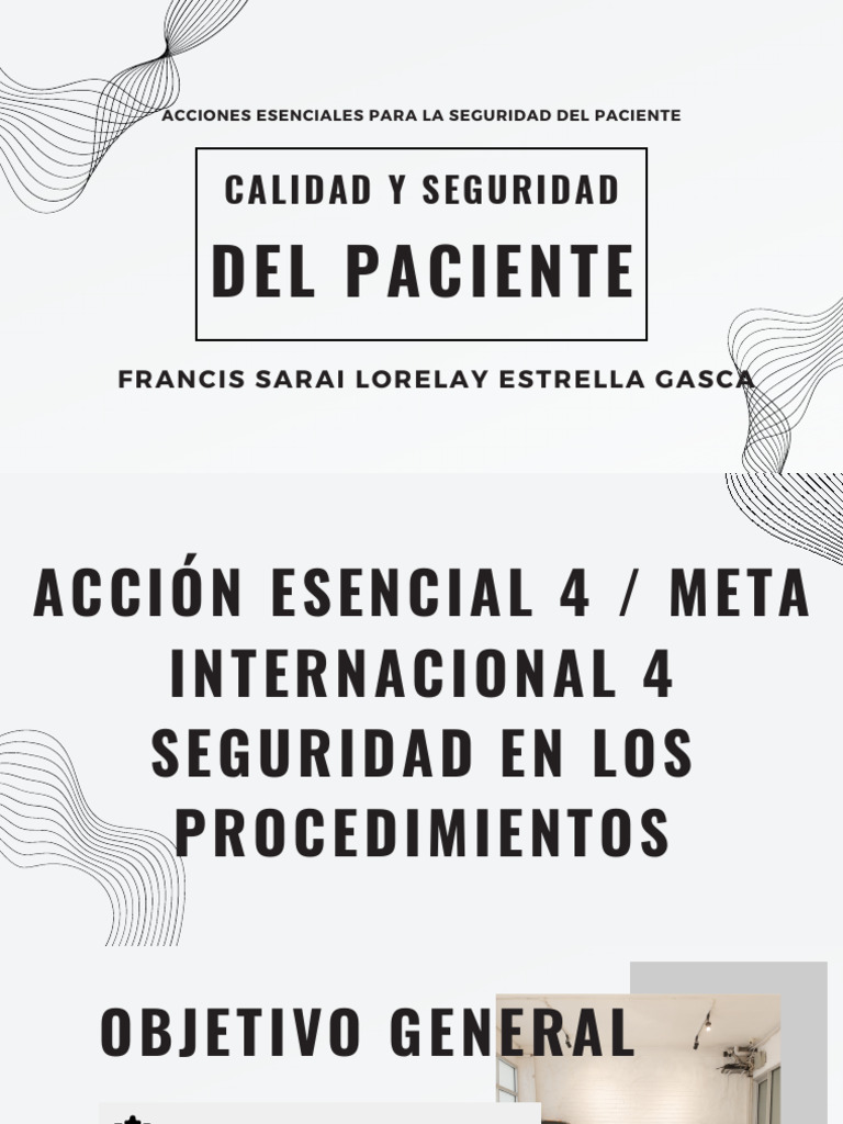 Calidad y Seguridad Del Paciente | PDF | Seguridad del paciente ...