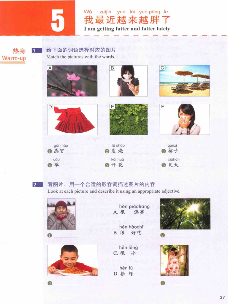 HSK 3 Lesson 5 | PDF