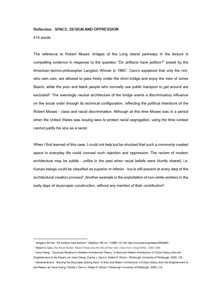 wk7 Reflection | PDF | Discrimination & Race Relations | Racism