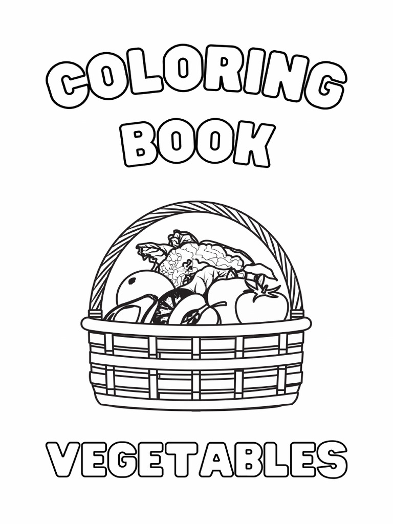 Vegetables Coloring Book | PDF