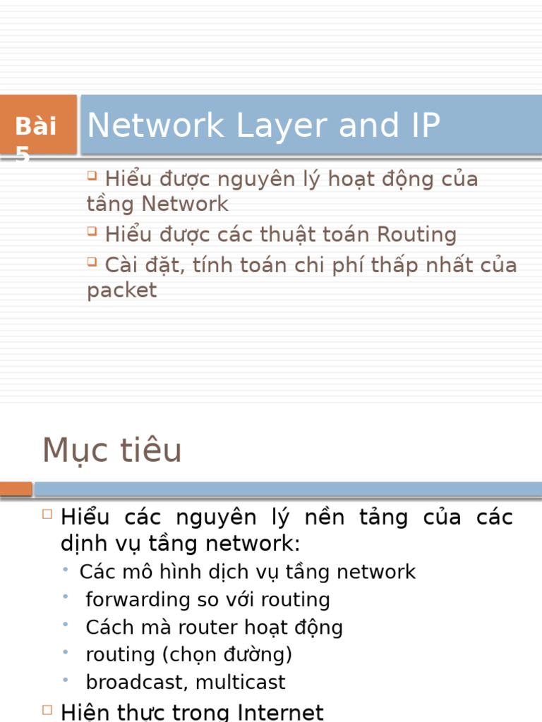Chapter - 05 - Network Layer and IP | PDF