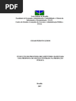 Evolução do processo orçamentário