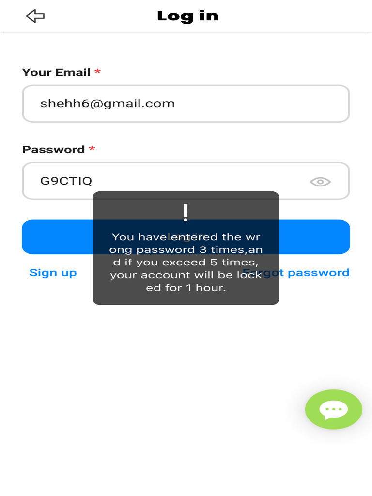 Account Login and Security Warning | PDF