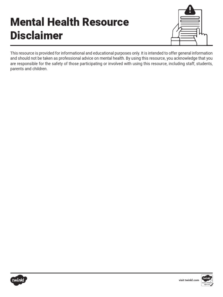 BW Personal Wellness Plan For Crisis | PDF