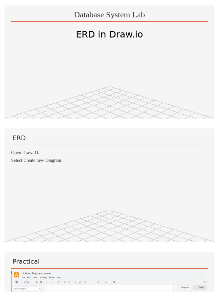 ERD Creation Guide in Draw.io | PDF | Social Programs | Medicine