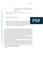 Martin Weigt and Alexander K. Hartmann- Glassy behavior induced by geometrical frustration in a hard-core lattice-gas model