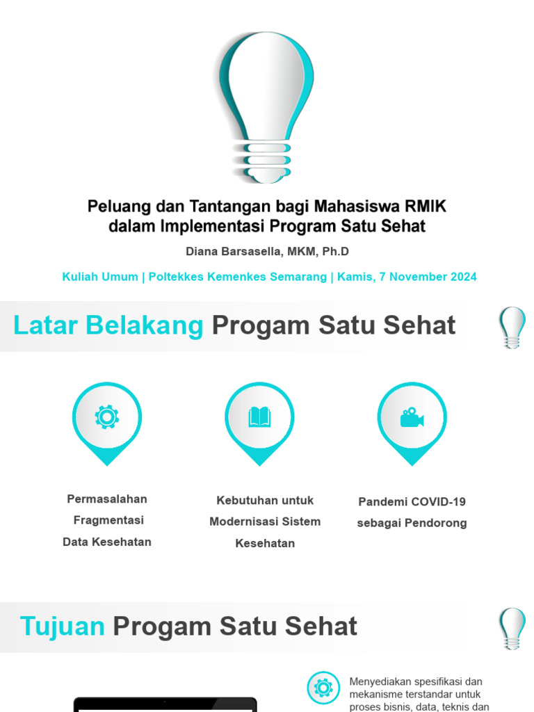 Program Satu Sehat: Transformasi Data Kesehatan | PDF