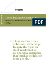 Co-Operators Outweigh Shareholders 3-To-1 (Global Business Ownership 2012)