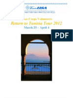 Peace Corps Volunteers Return To Tunisia Tour 2012 March 25 - April 4