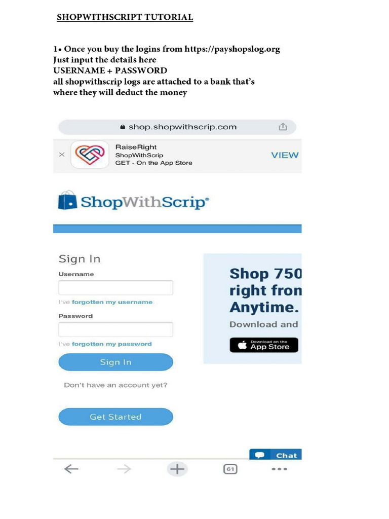Shopwithscript Method | PDF