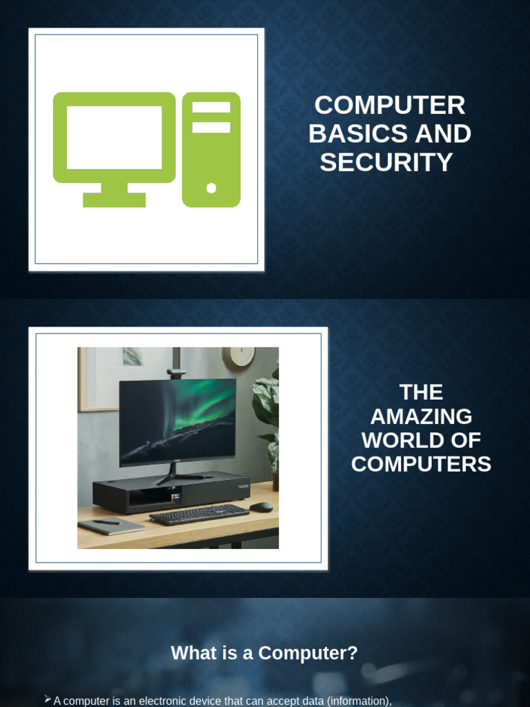 Computer Basics and E-Safety Guide | PDF | Input/Output | Computer Hardware