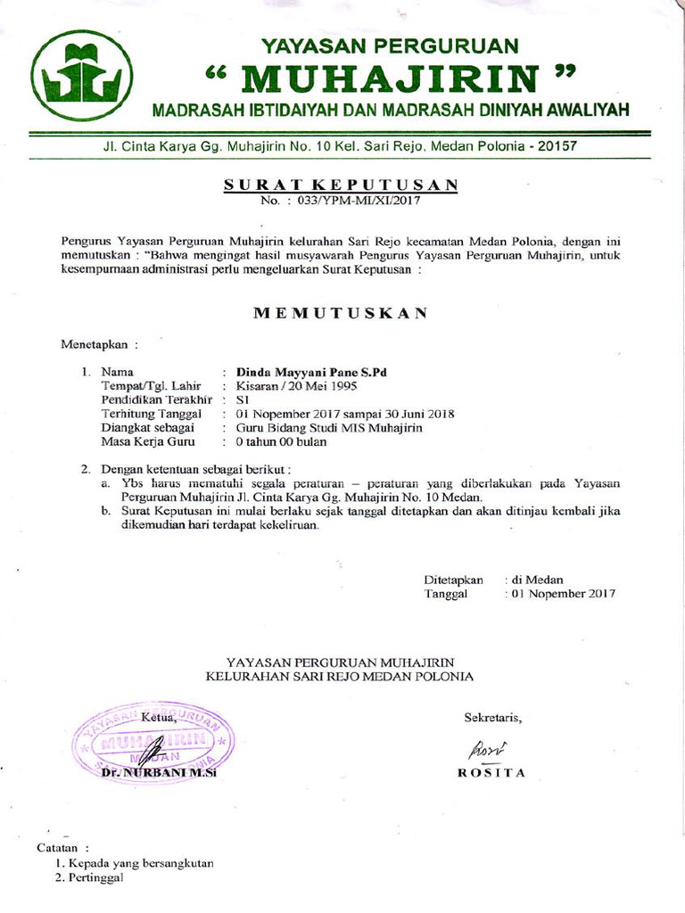 Sk Pertama Pdf