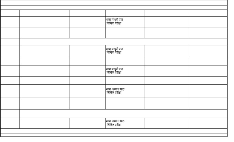 Class IV PT-III Exam Revision Schedule | PDF | Linguistics | Syntax