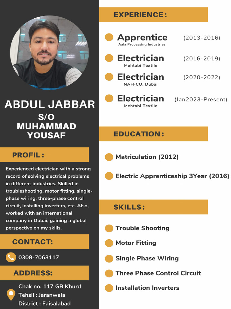 Jabbar CV | PDF