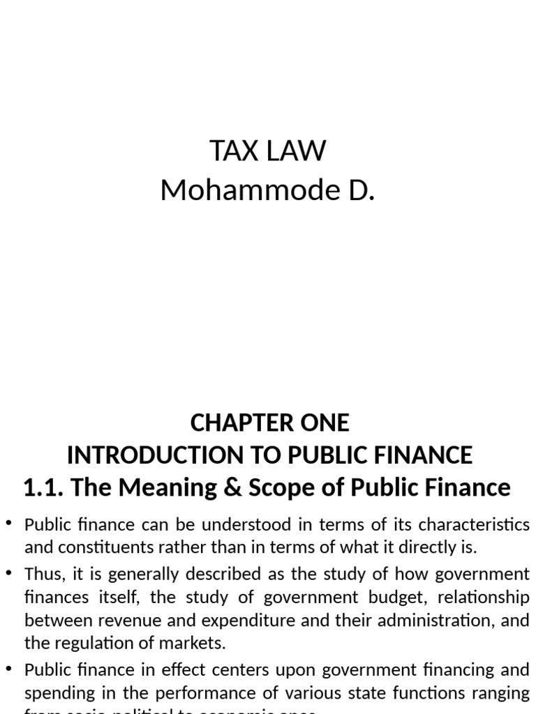Understanding Public Finance Basics | PDF | Cost Of Living | Taxes