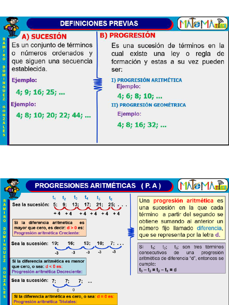 Progresiones Aritmeticas | PDF