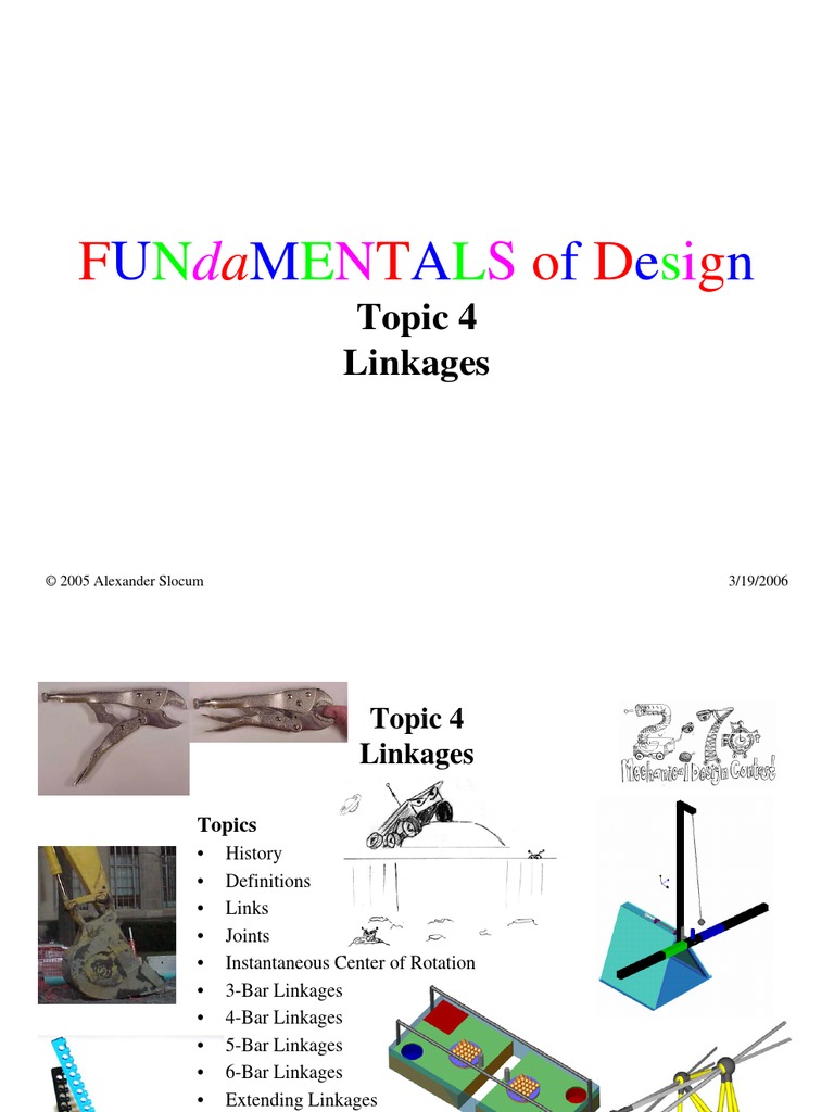 Linkages Pdf Lever Machines