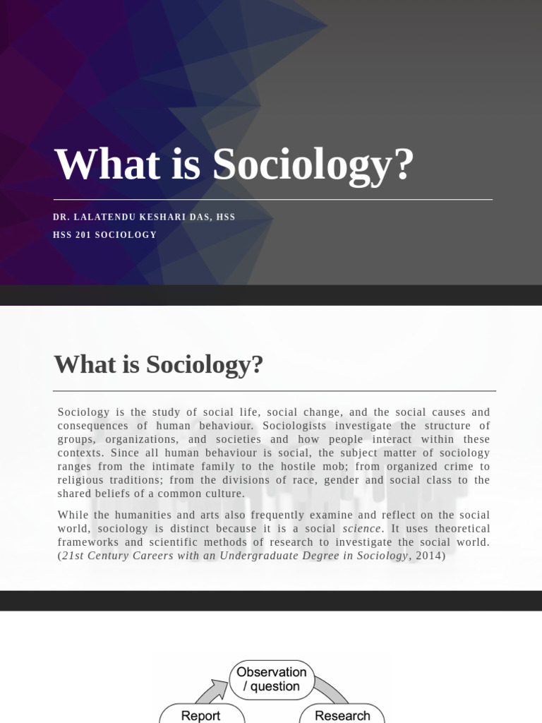 Understanding Sociology: Key Concepts | PDF | Sociology | Age Of ...