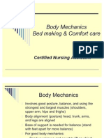 CNA Body Mechanics and Patient Comfort Techniques